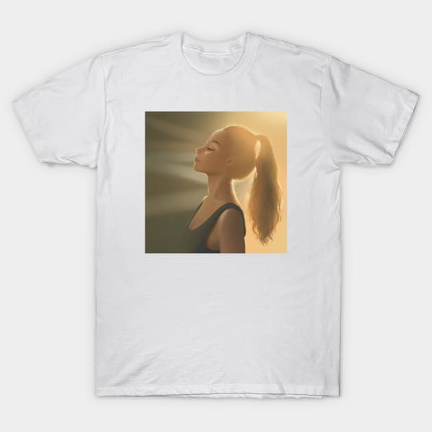 Close your eyes T-Shirt by AliWing